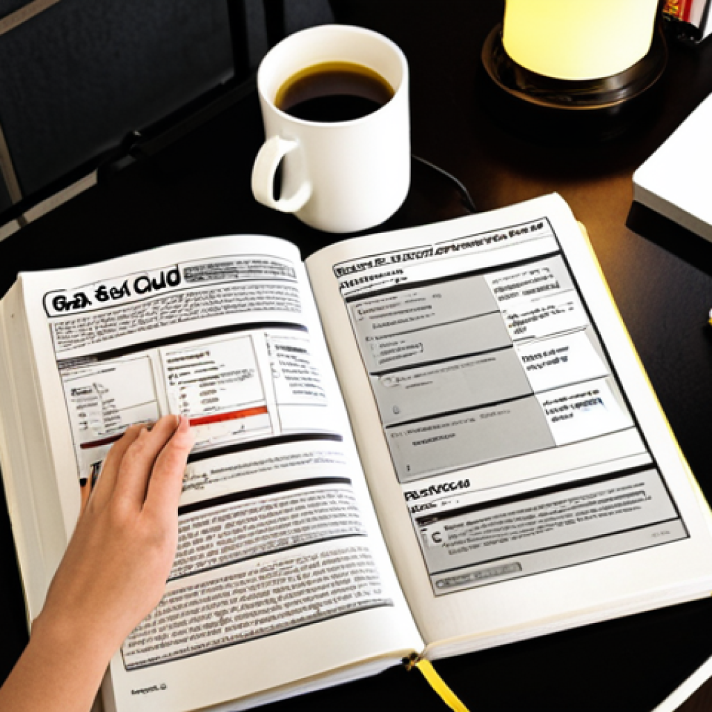A person intensely studying with a gas certification study guide, surrounded by textbooks, notes, and diagrams. The scene should evoke a late-night study session, with a desk lamp illuminating the workspace. Consider adding elements like coffee mugs or energy drinks to enhance the atmosphere. The study guide should be clearly visible, showcasing titles like "NFGC Handbook" or "IFGC Study Guide."