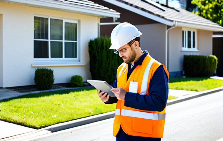 Gas Technician & Data Analytics**

A gas technician, fully clothed in work attire, examining a tablet displaying gas consumption data, standing near a gas meter in a residential neighborhood. Background: suburban homes, sunny day. Focus on data-driven efficiency and modern technology. Safe for work, appropriate content, professional, perfect anatomy, correct proportions, well-formed hands.

**