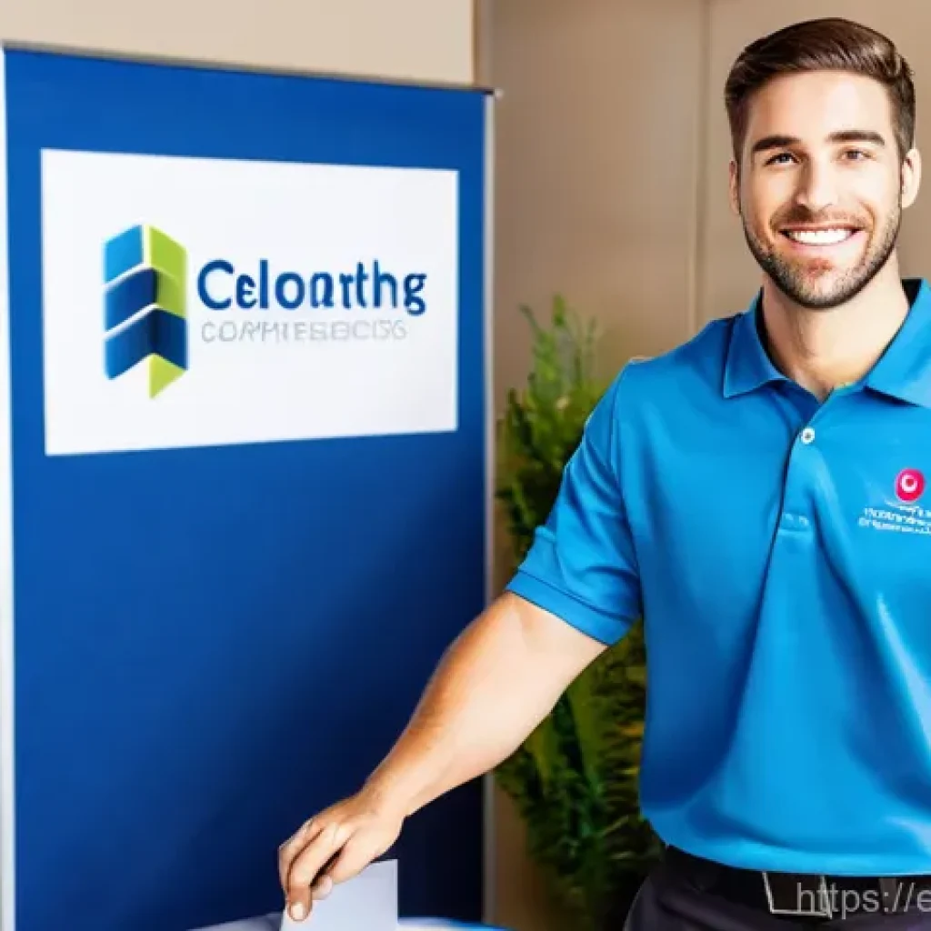 가스 자격증 소지자를 위한 취업 박람회 정보 - **Job Fair Connection: HVAC Professional & Recruiter**
A clear, well-lit, medium shot of a male ...