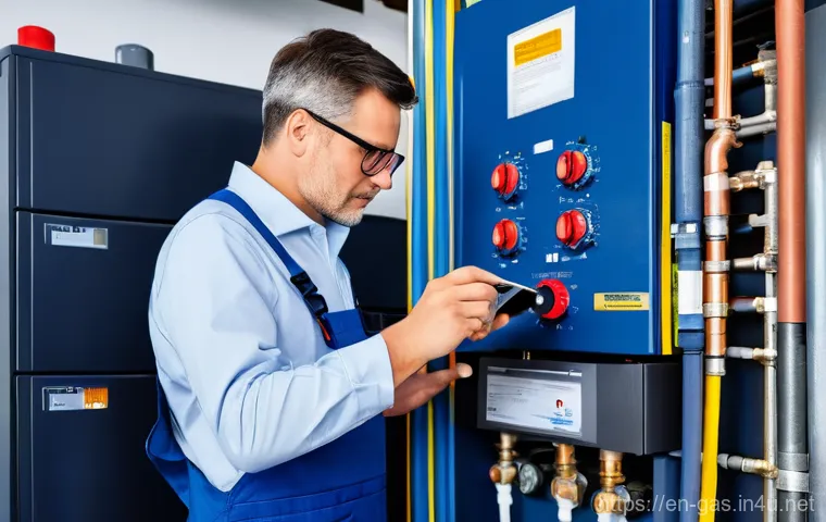 가스 자격증 실기 시험 과목별 비중 분석 - **Prompt:** A diligent female gas technician in her late 20s, wearing practical work trousers, a lon... 가스 자격증 실기 시험 과목별 비중 분석 - **Prompt:** A diligent female gas technician in her late 20s, wearing practical work trousers, a lon...