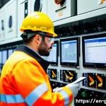 가스 관련 자격증 복수 취득 전략 - A professional gas technician in a modern utility control room, wearing appropriate safety gear and ...