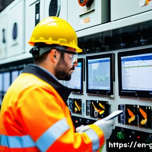 가스 관련 자격증 복수 취득 전략 - A professional gas technician in a modern utility control room, wearing appropriate safety gear and ...